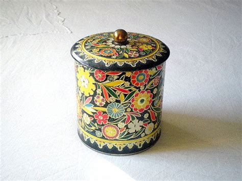 designed by baner metal round boxs made in england|Metal Collectable Boxes, Jars & Tins for sale .